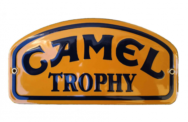Placa Esmaltada Camel Trophy
